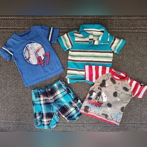 Carter's Bundle With Bonus Pirate shirt